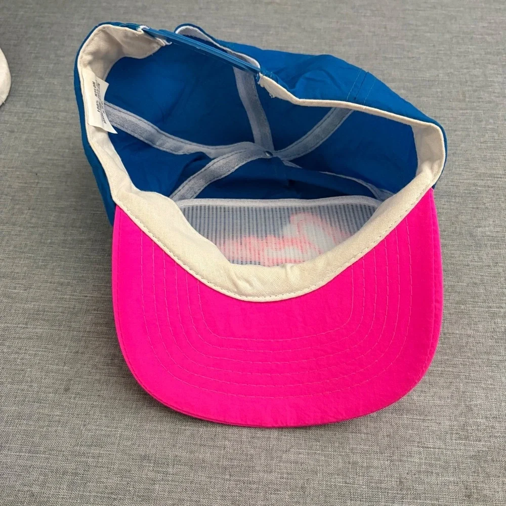 Unbranded Oregon Hat Mens OSFA Blue Pink Vintage 90s Retro‎ Nylon Snapback